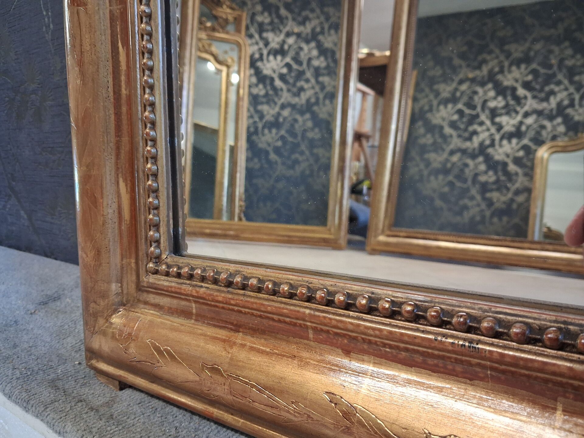 Louis Philippe mirror 135 x 89