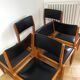 Series of 6 vintage Scandinavian style chairs