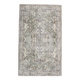 5x9 Turkish Olive Green & Cream Floral Vintage Area Rug, 169x280Cm
