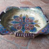 Quimper faience plate, P FOUILLEN