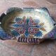 Quimper faience plate, P FOUILLEN