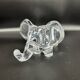 Large crystal elephant pocket tray