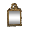 Miroir en bois doré régence, XVlllème siècle