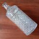 Carafe ronde vintage en verre transparent