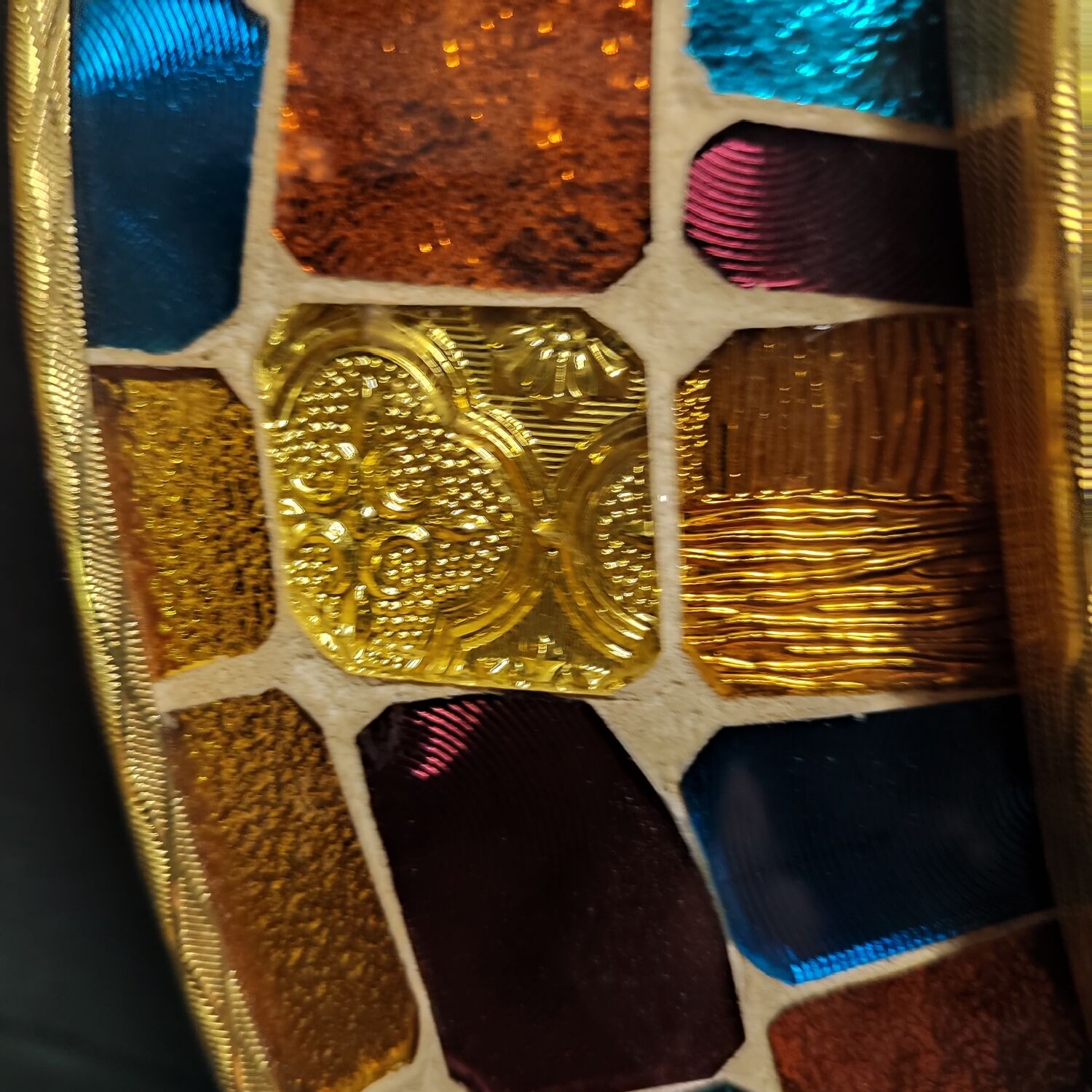 Glass mosaic mirror 1950