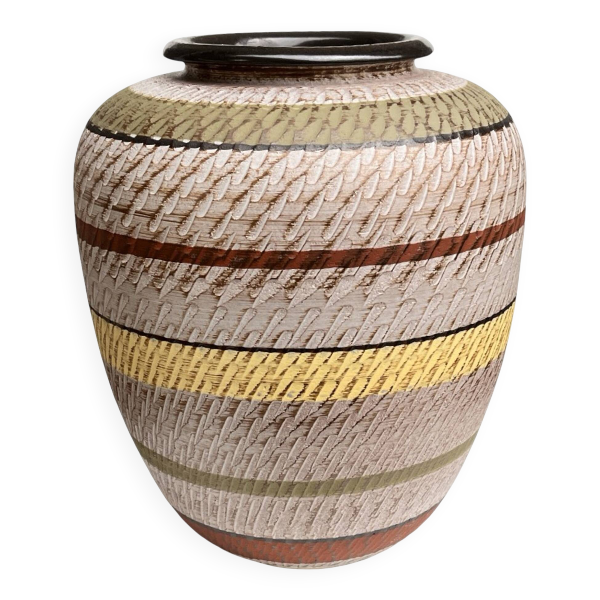 Dümler & Breiden "Faux Klinker" floor vase, type 29/25, Germany 1970s