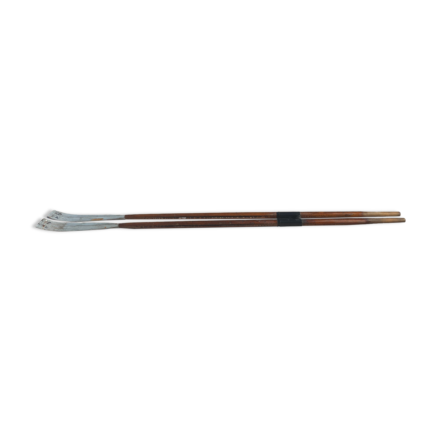 Pair of rowing oars early 20th century, L360cm