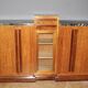Art Deco mahogany enfilade, attributed to André Sornay around 1930.