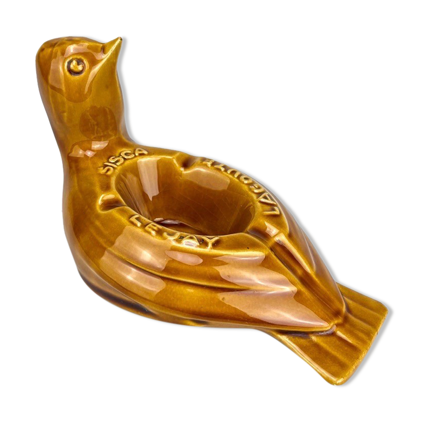 Advertising ashtray in Earthenware Lejay Lagoute
