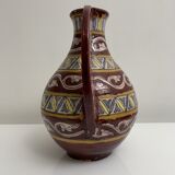 Ceramic handle vase Tunisia? TIssier? Nabeul? Ben Sedrine