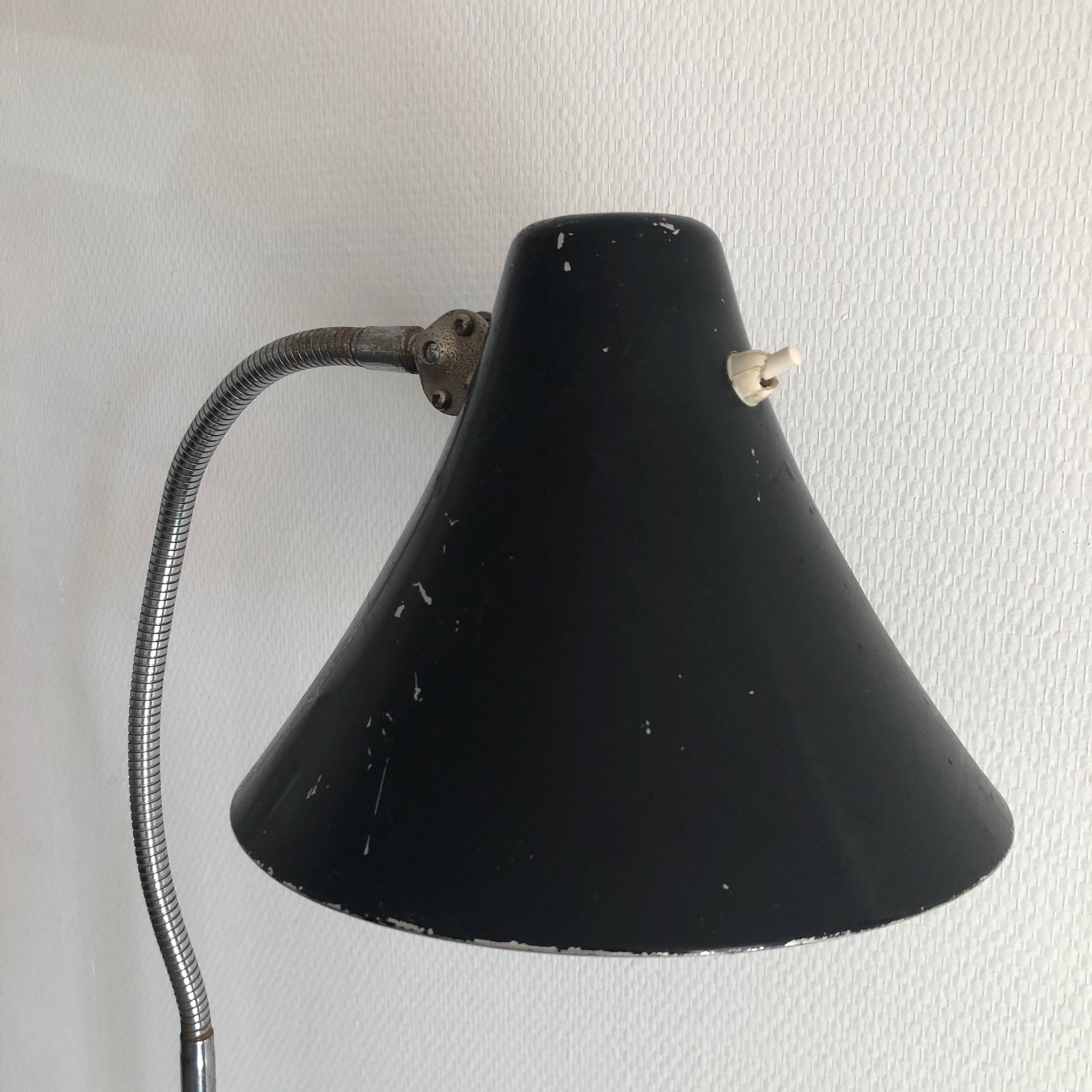 Lampe articulée industrielle, 1950