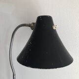 Large vintage 1950s industrial workshop factory lamp - 75 cm