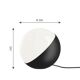 Table lamp/floor lamp, medium model VL Studio by Louis Poulsen.
