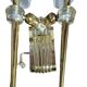 Vintage 1950s butterfly wall light pairs by Arlus.