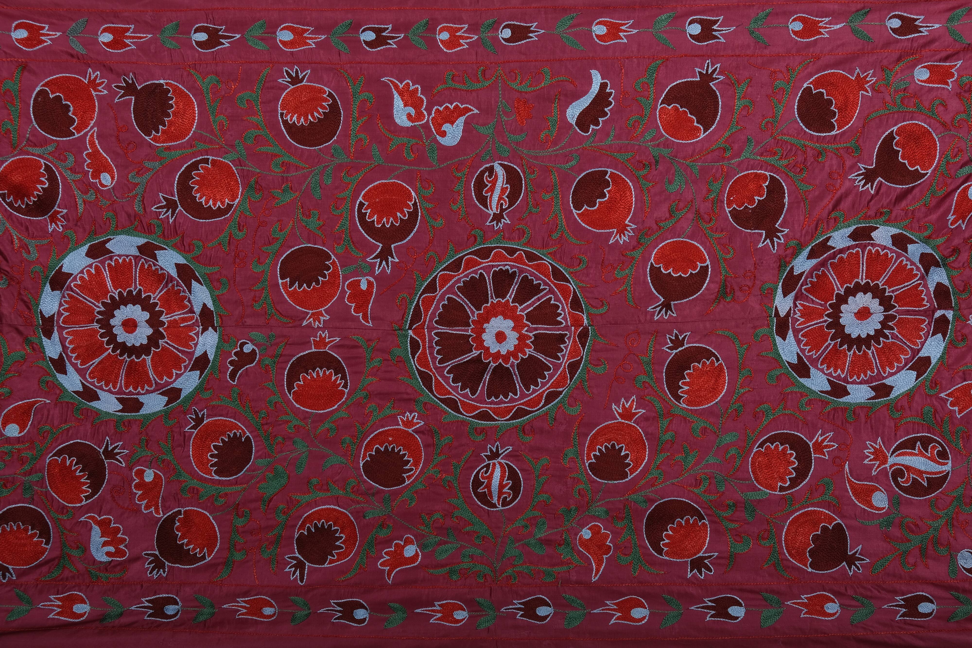 Hand knotted rug, vintage Turkish rug 93x195 cm