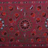 Hand knotted rug, vintage Turkish rug 93x195 cm