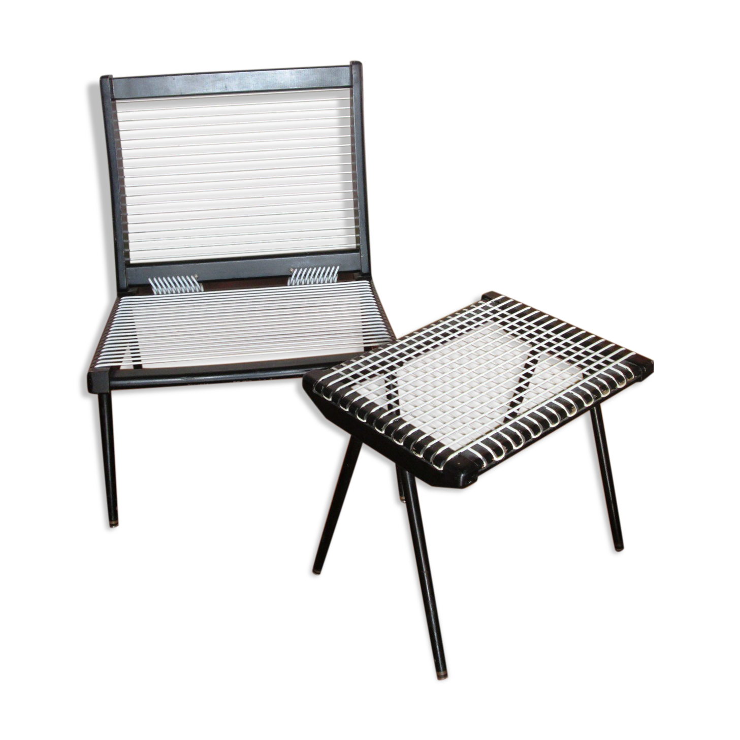 Georges Tigien's armchair and foot rest