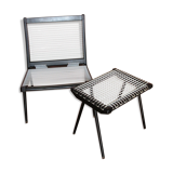 Georges Tigien's armchair and foot rest