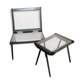 Georges Tigien's armchair and foot rest