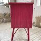 Commode rotin rose vintage