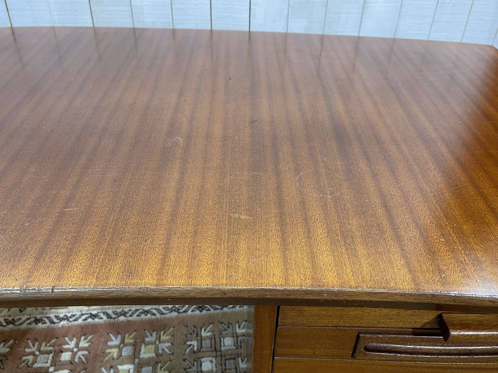 1960s mahogany executive desk - can be dismantled into 3 parts