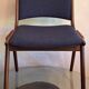 Set of 4 solid teak dining chairs, Denmark 1960s