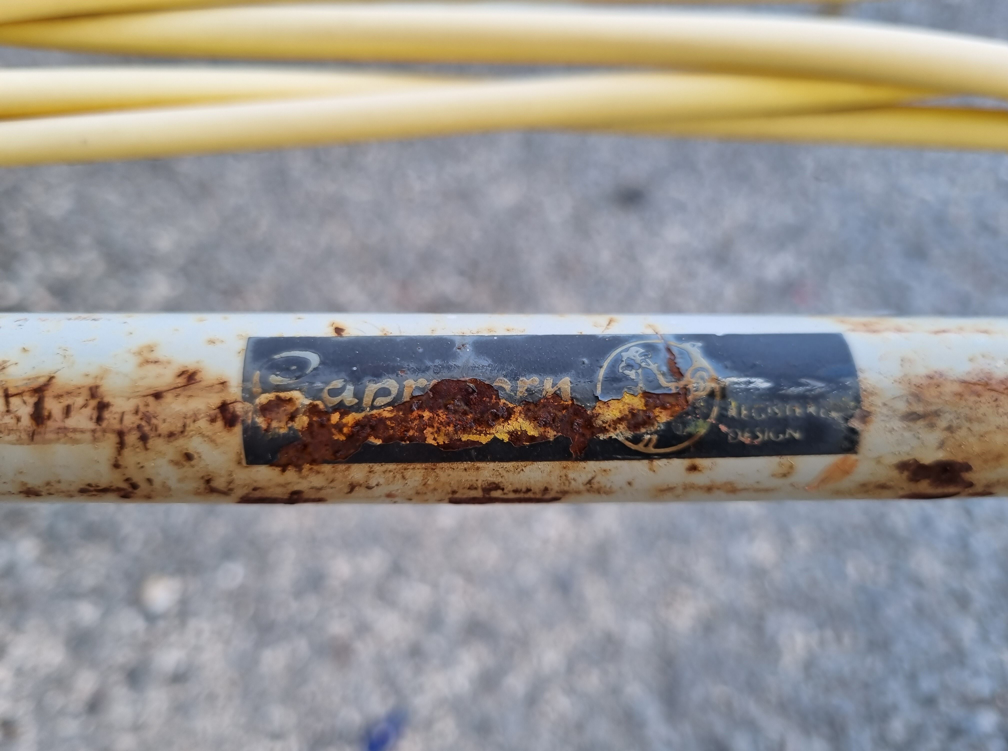 Scoubidou chaise longue from 1970