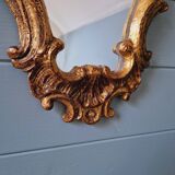Gilded stucco mirror, late 19th century