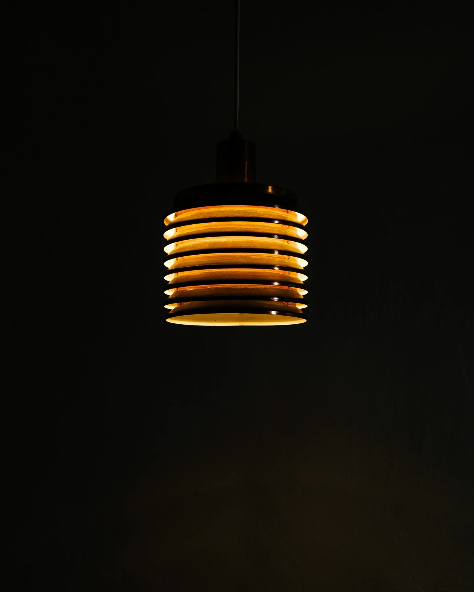 Swedish Mid Century Copper Pendant by Hans-Agne Jakobsson, 1960s