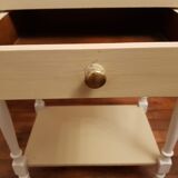 Antique side table with drawer