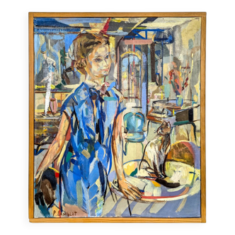 Tableau Scene of Life by Pierre Lamblot