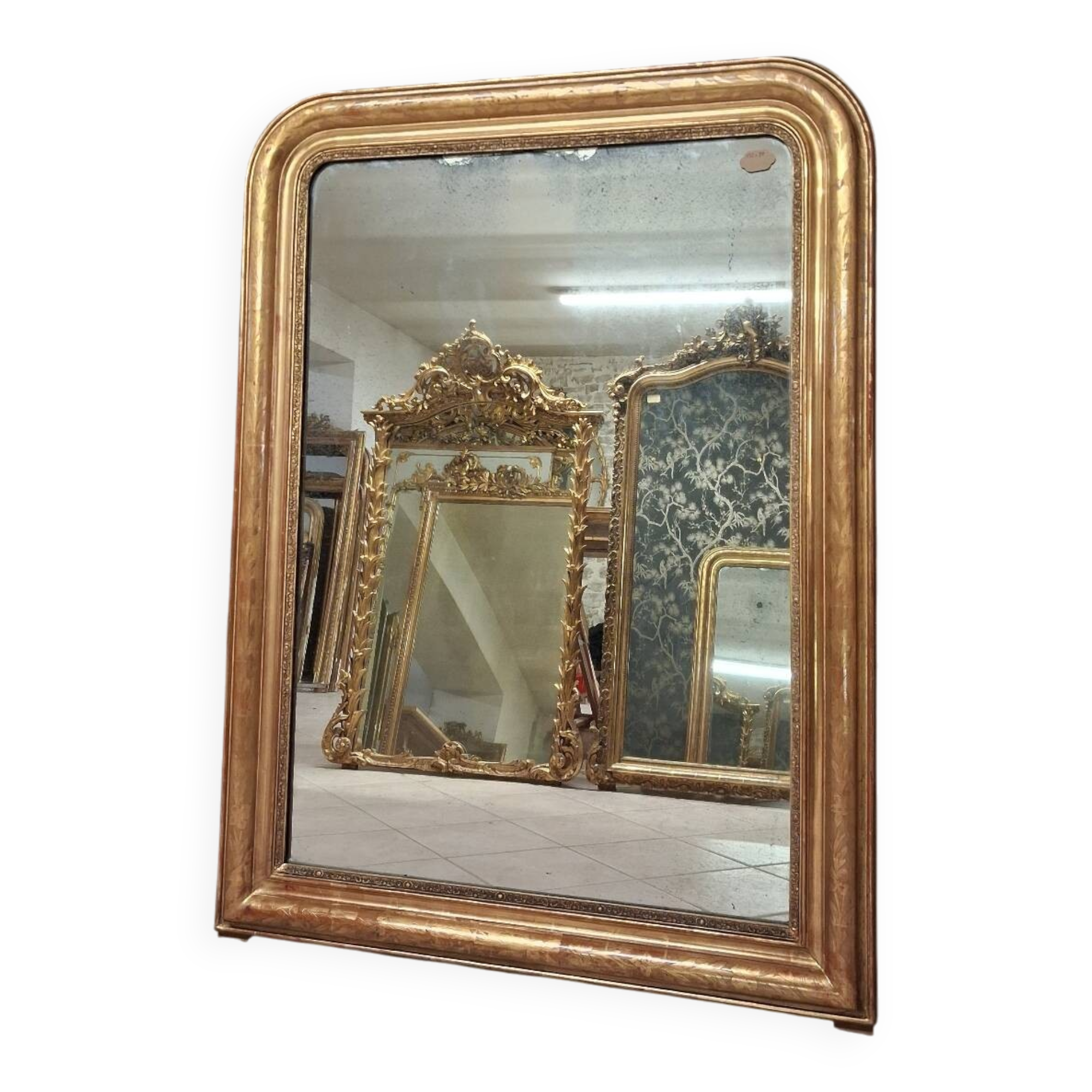 Louis Philippe period mirror 132 x 97