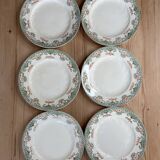 6 flat plates Longwy Bruges