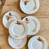 Set of 6 vintage dessert plates