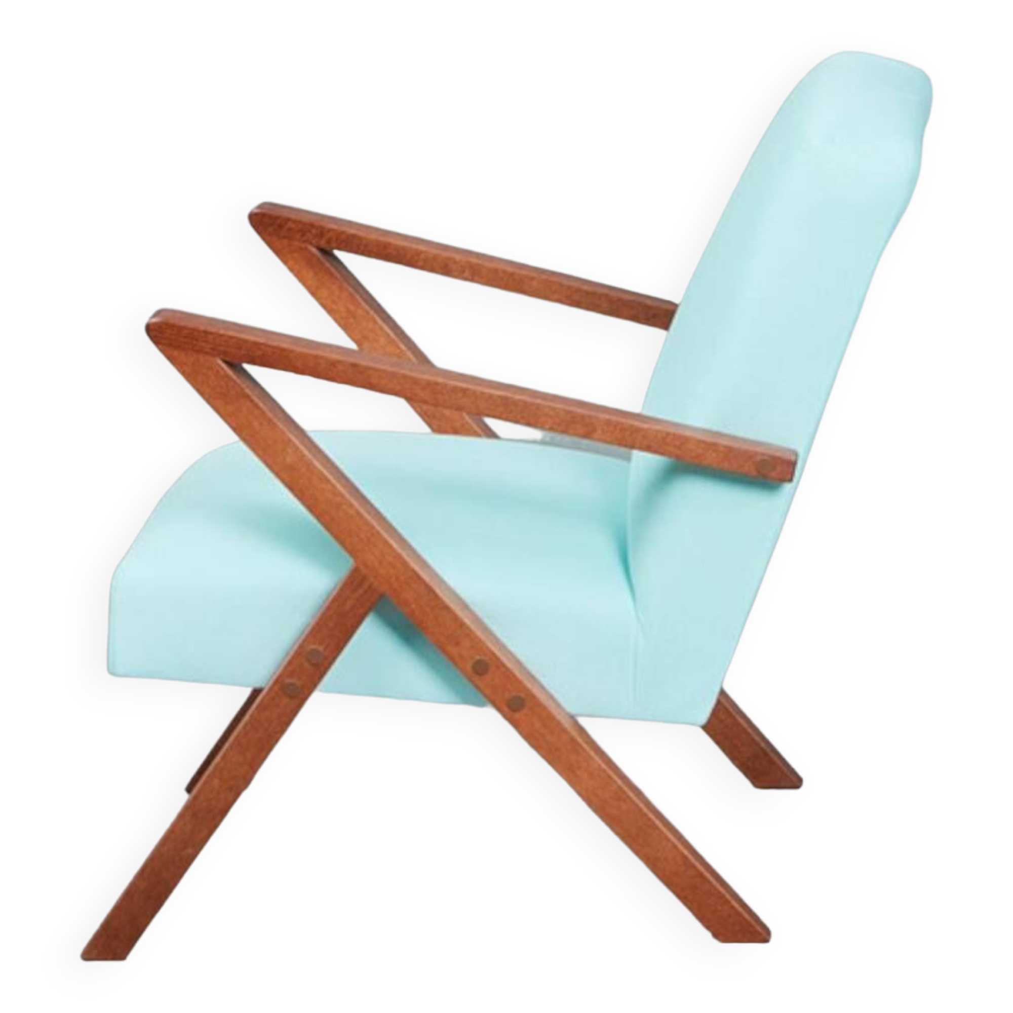 Vintage model z armchair in the style of Paul Jensen 1960 Sweden
