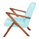 Vintage model z armchair in the style of Paul Jensen 1960 Sweden