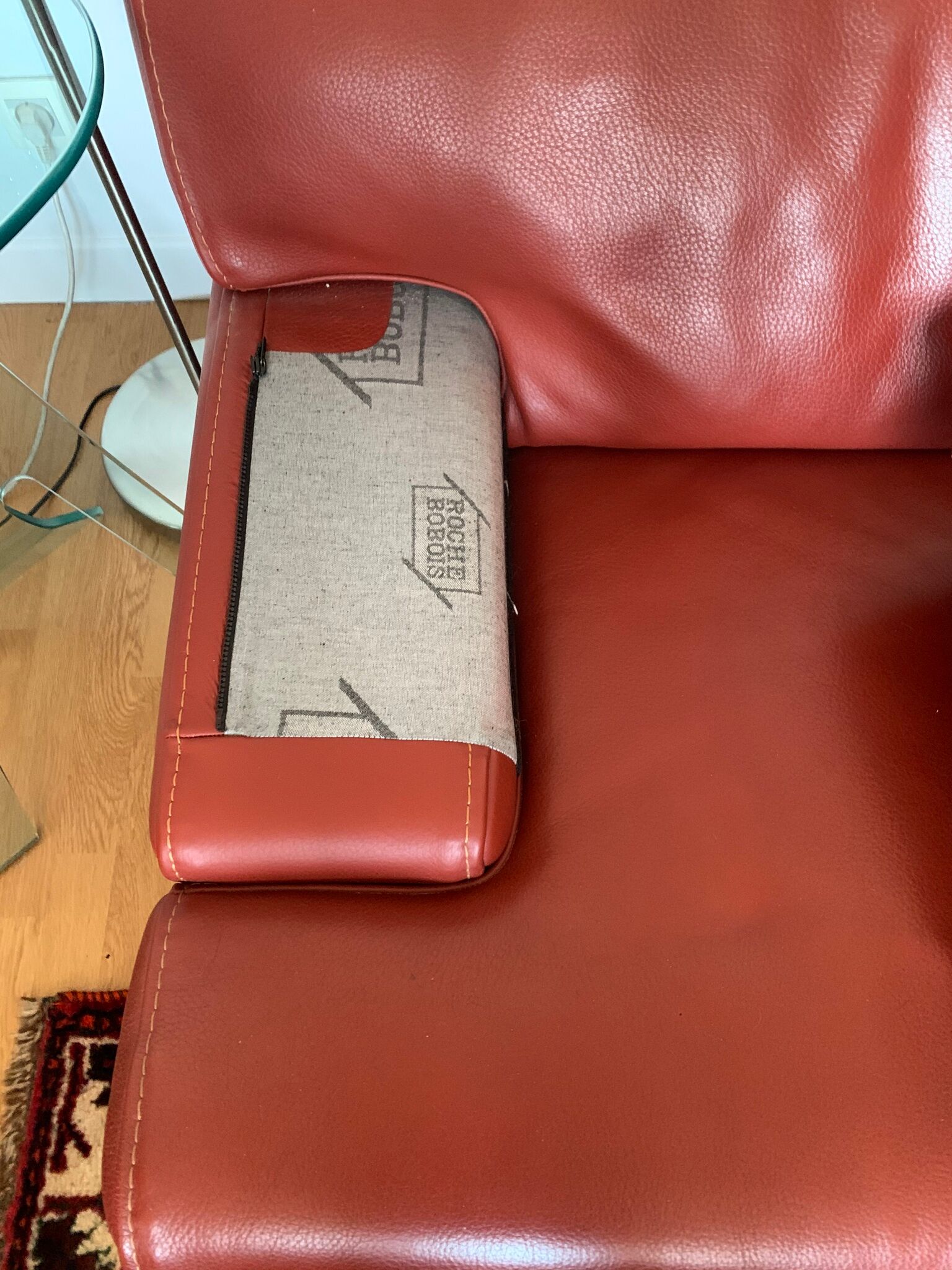 Roche Bobois leather sofa