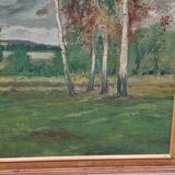 Tableau paysage Post Impressionniste