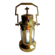 Art Deco religious object, Old procession lantern, glass and gilded brass