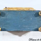 Small Showcase in Painted and Gilded Wood, Louis XV Style – Early 19th Century