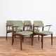 4 chaises d’appoint en teck danois