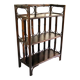 SHELF - BOOKCASE on legs in RATTAN