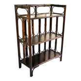 ETAGERE- BIBLIOTHEQUE sur pieds en ROTIN