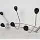 Porte-manteaux mural chrome