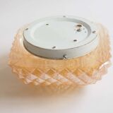 Golden glass ceiling light