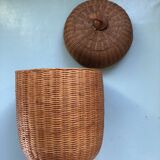 Wicker fruit basket