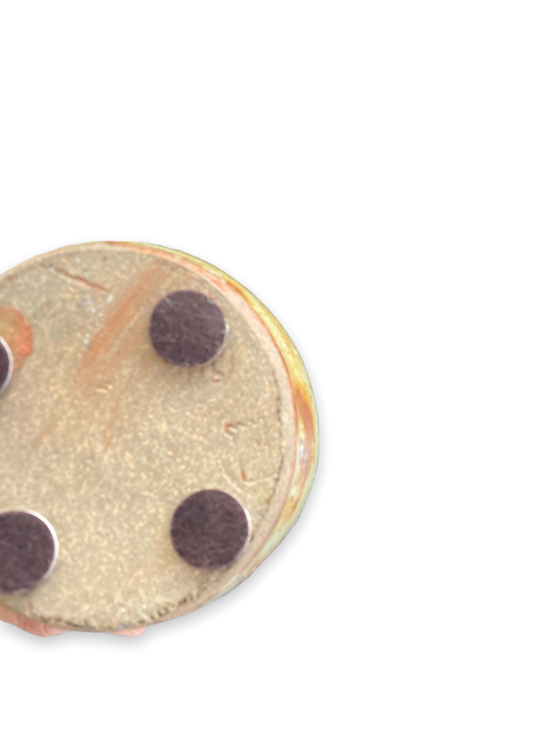 Vase pique fleur representing a sandstone owl, by Ginette and Edouard Solorzano