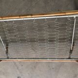 Foldable rattan basket bed