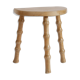 Tabouret tripode en bois clair