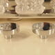 John Perzel textured glass art deco ceiling light